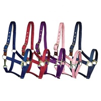 En gros, Bridon de course pour cheval réglable et confortable, style selle anglaise, en tissu nylon anatomique avec surpiqûres décoratives