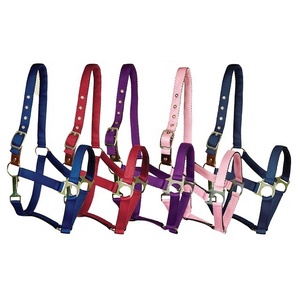 Vente en gros de bride de cheval de course licou style selle anglaise anatomique avec tissu en nylon PP coutures fantaisie - Product Image 5