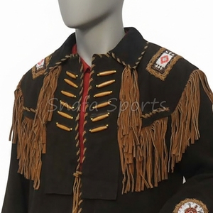 แจ็คเก็ตหนังผู้หญิงดีไซน์ใหม่สำหรับฤดูหนาว ขายส่ง คุณภาพสูง แจ็คเก็ตหนังสไตล์คาวเกิร์ลสำหรับผู้หญิง - Product Image 5