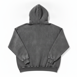 Sudadera con Capucha Estampada Personalizada Estilo Vintage Desgastado con Lavado Ácido, de Algodón Térmico para Invierno, con Logotipo Bordado Personalizable, Estilo Urbano 3D Sencillo - Product Image 4