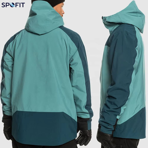 Chaqueta de esquí personalizada para hombre, cortavientos, impermeable, con capucha, para snowboard, para invierno, para actividades al aire libre. - Product Image 5