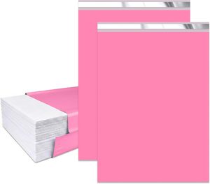Sobres de Plástico Rosa para Envíos, con Grosor de 2.36mil, Bolsas de Envío Impermeables y Resistentes a Desgarros para Ropa - Product Image 1