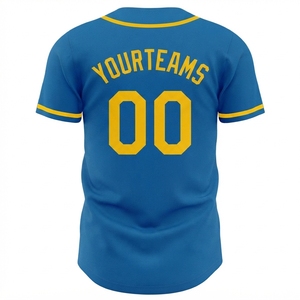 Maillot de baseball personnalisé de haute qualité en polyester 100 % pour hommes, avec broderie vintage en maille, idéal pour les équipes et la sublimation - Product Image 2