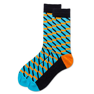 Men's <b>Winter</b> Breathable Crew <b>Socks</b> Solid Color Cotton Sport <b>Socks</b> with Body Logo - Product Image 3