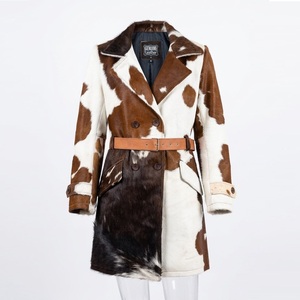 Custom <b>Men</b> Cow Hair on Hide Leather Jacket Luxury Genuine Cowhide Fur Biker Motorcycle <b>Coat</b> Wholesale Manufacturer <b>Long</b> <b>Coat</b> - Product Image 1