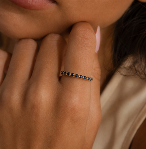 Dainty Birthstone <b>Stack</b> <b>Ring</b> Luxury Everyday Jewelry Gold Plated Gift For Women Promise <b>Ring</b> - Product Image 6