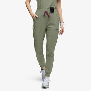 Pantalon de travail pour femmes, coupe ajustée, qualité supérieure, 100% polyester, prix d'usine, vente en gros OEM personnalisée - Product Image 1