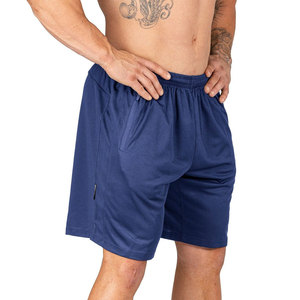 Unisex Navy Blue Polyester Mesh <b>Athletic</b> Shorts Elastic Waist Breathable Lightweight Digital Printed Custom Team Logo All - Product Image 4