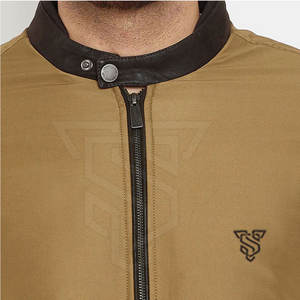 Chaqueta Bomber de Invierno para Hombre, Nuevo Diseño, Estilo Urbano, Manga Larga, Cierre Completo, Cuello Alto, Transpirable, Secado Rápido - Product Image 3