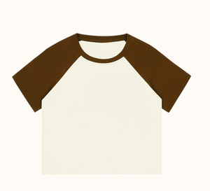 T-shirt sexy pour femme en toile de haute qualité avec logo, manches courtes, coupe classique - Product Image 6