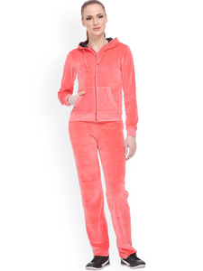 Conjunto Deportivo de 2 Piezas de Terciopelo 100% Algodón, Sudadera con Capucha y Pantalones de Chándal para Mujer, Invierno, Ecológico, Ligero, para Gimnasio - Product Image 2
