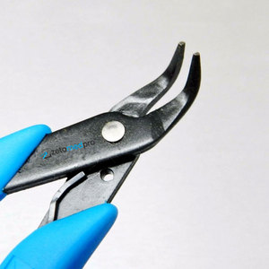 Pince à bec courbé ZETOMED PRO, marque de haute qualité, en acier inoxydable, pour la fabrication de bijoux, l'artisanat, l'assemblage, le travail du fil, le tressage - Product Image 3