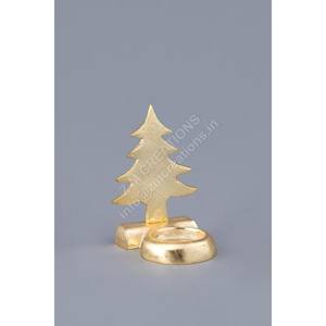 Support de bougie en métal en forme de pin de luxe, résistant à la chaleur, design moderne pour Noël et Pâques, prix d'usine - Product Image 1