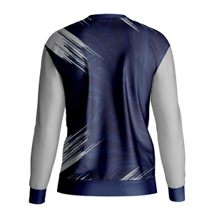 เสื้อยืดแขนยาวผ้าฝ้ายหนานุ่มสไตล์วินเทจสำหรับผู้ชาย ใส่ได้ทั้งฤดูใบไม้ผลิและฤดูใบไม้ร่วง ทรงหลวม คอกลม หนา  ตกแต่งด้วยเข็มกลัดสามอัน สีขาวล้วน - Product Image 4