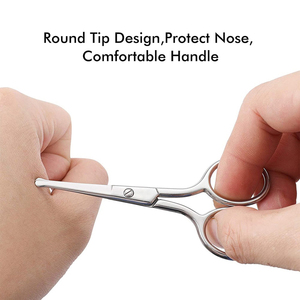 Tijeras de Cutícula de Acero Inoxidable de Alta Calidad, Hoja Curva con Corte Preciso, Elimina la Piel Muerta, Tijeras de Belleza para el Cuidado de las Uñas - Product Image 3