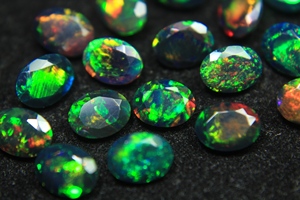 Black Opal Natural Ethiopian <b>Fire</b> Opal Gemstone Oval Cut Cabochon With Brilliant Play Of Color For Jewelry Making and Supplies - Product Image 6