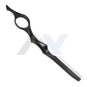 Peigne à cheveux professionnel de qualité supérieure en acier inoxydable pour la coiffure, peigne à effiler les cheveux pour salon et usage domestique, impression de logo personnalisée - Product Image 6