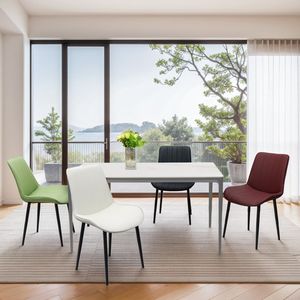 Aluminium Alloy Grey <b>Legs</b> 63 Inch Sintered Stone/Marble/Porcelain Top Dining <b>Table</b> for Kitchen/Living Room Elegant Dining <b>Table</b> - Product Image 2