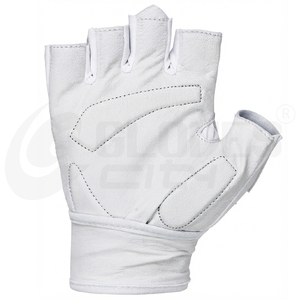 Custom Designed Leather Gym Fitness <b>Gloves</b> with Non-Slip Adjustable Wrist Strap for <b>Weight</b> Lifting & Body Building- - Product Image 5
