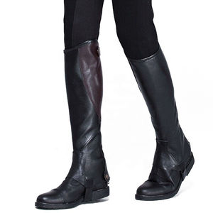 VALNERO INTERNATIONAL Fabricant sur mesure de demi-gamasres pour l'équitation en cuir synthétique pour hommes, prix bas, qualité supérieure, personnalisables - Product Image 3