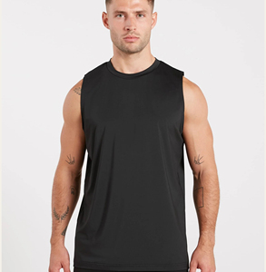 Men's Summer Gym Fitness Clothing Quick Dry Tank Top Sleeveless <b>Singlets</b> Undershirt <b>Running</b> Bodybuilding Tight Vest - Product Image 1