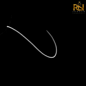 Collier tennis en diamants de laboratoire taille ronde, collier éternité taille brillant ronde, or massif 9K 14K 18K, bijoux fins - Product Image 4