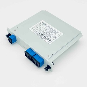 ตัวแยกไฟเบอร์ออปติกแบบคาสเซ็ต 1×4 SC UPC สำหรับเครือข่าย FTTH FTTx และเครือข่ายไร้สาย - Product Image 4