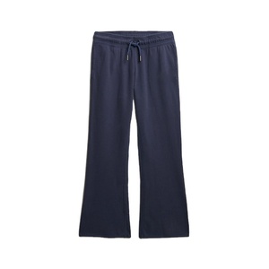 Wholesale <b>Women</b> Flare Jogger Pants 100% Cotton Fleece Breathable Soft Wide Straight Leg Button Fly Office Lady <b>Sweatpants</b> - Product Image 2