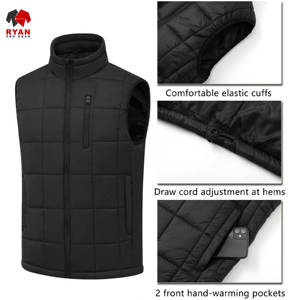 Gilets matelassés Ryan Pro Gear pour hommes, design personnalisé, rembourrage en polyester, tissu confortable avec logo personnalisé, design de poche - Product Image 4