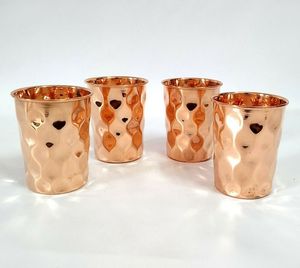 <b>Copper</b> glasses traditional <b>table</b> drinkware ayurvedic eco friendly reusable durable for cultural home kitchen use - Product Image 5