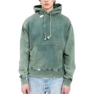 Mens Light Grey Zip Up <b>Hoodie</b> <b>Plain</b> Hooded Sweatshirt Full Zip Casual Streetwear Jacket - Product Image 2