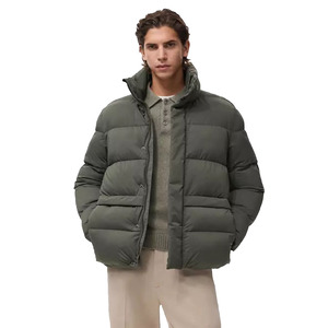 Men's Puffer Jackets Custom Logo Hooded Lightweight Wholesale <b>Bubble</b> Quilted Polyester Logo <b>Bubble</b> Jacket Customized <b>Coat</b> Men's - Product Image 1