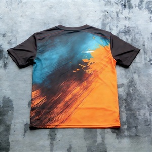 เสื้อยืดแห้งเร็วแบบเต็มตัว พิมพ์ลายแบบซับลิเมชั่น 3 มิติ สำหรับผู้ชาย ผ้าโพลีเอสเตอร์ สั่งทำได้ พิมพ์ลายเต็มตัว สำหรับวิ่งมาราธอน - Product Image 2