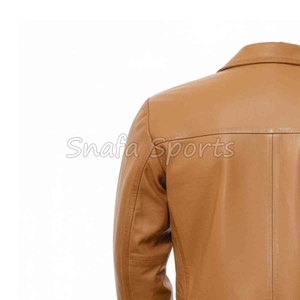 เสื้อโค้ทหนังแท้คุณภาพดี รุ่นยาว สำหรับฤดูหนาว อุ่นสบาย ทันสมัย สวยงาม ทนทาน คลาสสิก ดีไซน์เนอร์แบรนด์ดัง ลดราคา - Product Image 6