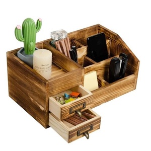 Decorative Handmade Wooden <b>Pen</b> Holder Stylish Desktop <b>Organizer</b> for Home Office School and Creative Workspaces - Product Image 5