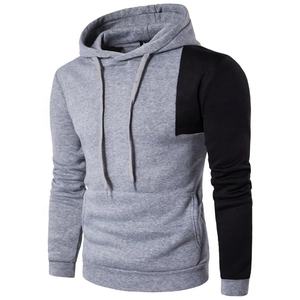 2023 New Colors Block Customized logo <b>Men's</b> Junior Heavy Plain <b>Thick</b> Fleece Hoodie Fashion Brand <b>Hoodies</b> Male Casual <b>Hoodies</b> - Product Image 5