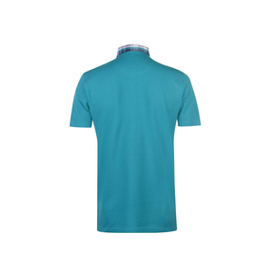 2026 OEM Men's <b>Black</b> <b>White</b> <b>Striped</b> Short Sleeve Knitted Casual Wear Regular Fit Button Front Design Polo <b>Shirt</b> For Online Sale - Product Image 6
