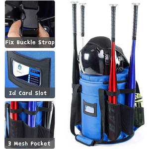 Bolsa de Béisbol con Ruedas Bagnex, Múltiples Bolsillos, Transpirable, Ligera, de Nailon, 50-70L, Mochila Deportiva Personalizable - Product Image 4