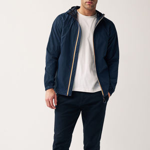 Nouvelle veste coupe-vent en nylon pour homme, personnalisable, vente en gros, imperméable, streetwear, mode hiver 2026 - Product Image 5