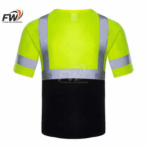 Camiseta de Trabajo Personalizable para Ingeniería, Minería, Mecánica e Industria, Ropa de Trabajo de Seguridad, Camiseta Fluorescente con Protección UV - Product Image 2