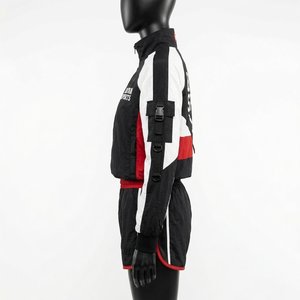 Chaqueta Cortavientos Premium de Poliéster Taslon de 120 GSM para Mujer, Diseño Color Block, con Logotipo Personalizado - Product Image 5