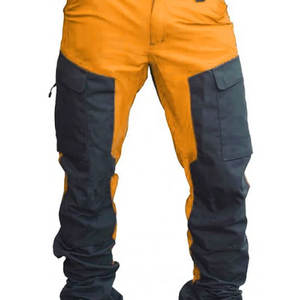 Men's Lightweight Canvas Cargo Pants Zippered Pockets High Waist <b>Elastic</b> Waistband <b>Lace</b> Decoration-Secure Storage Casual Pants - Product Image 6