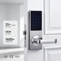 Nouvelle conception de serrure de porte électronique intelligente sans clé RFID pour chambre d'hôtel, étanche, avec système de sécurité