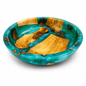 Tazón para Servir de Resina y Madera, Hecho a Mano, para Frutas y Ensaladas, Pulido, Decorativo, para Hogar, Hotel, Restaurante, Utensilios de Cocina - Product Image 4