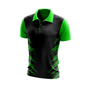 Chemise d'été décontractée en maille unie respirante à manches courtes pour le golf et le bureau, idéale pour les tenues de week-end - Product Image 2