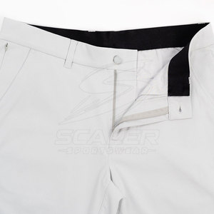 Shorts de golf performants à séchage rapide, respirants, écologiques, taille mi-haute, en tissu extensible léger et confortable, couleur unie, style décontracté - Product Image 5