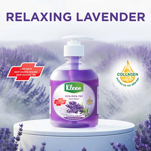 Gel lavant pour les mains OEM 500ml, lavande, hydratant, antibactérien, formule transparente, longue durée de conservation 36 mois - Product Image 1