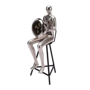 Classic Vintage Retro Antique Traditional Elegant Luxury Timeless Desk <b>Clock</b> Mechanical Movement Hourly <b>Chiming</b> Silent Feature - Product Image 4
