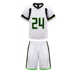 Uniforme de Lacrosse de Poliéster con Impresión por Transferencia de Calor Personalizada, Logotipo Bordado Personalizado, Número y Nombre - Product Image 2