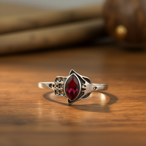 1.2 Grams <b>Garnet</b> Fine <b>Ring</b> - Product Image 3